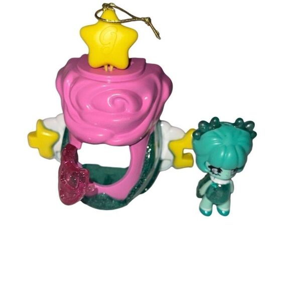 Glimmies Pink house With Green Glimmie Magically Lights Up Toy Kids 5" - Picture 3 of 14